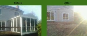 Before and after junk removal