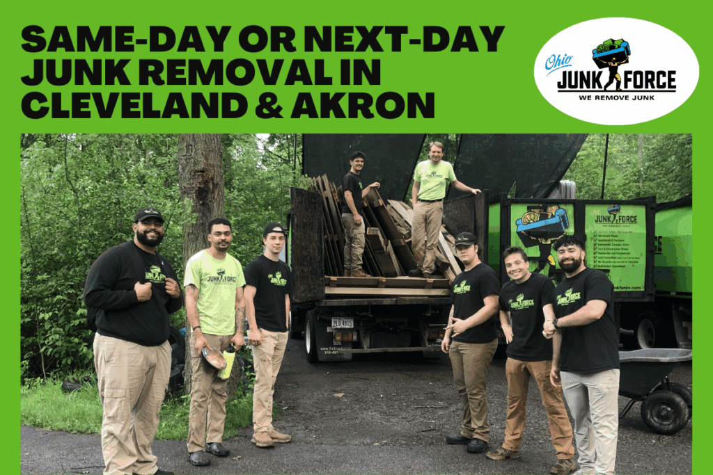 Same-Day or Next-Day Junk Removal in Cleveland & Akron